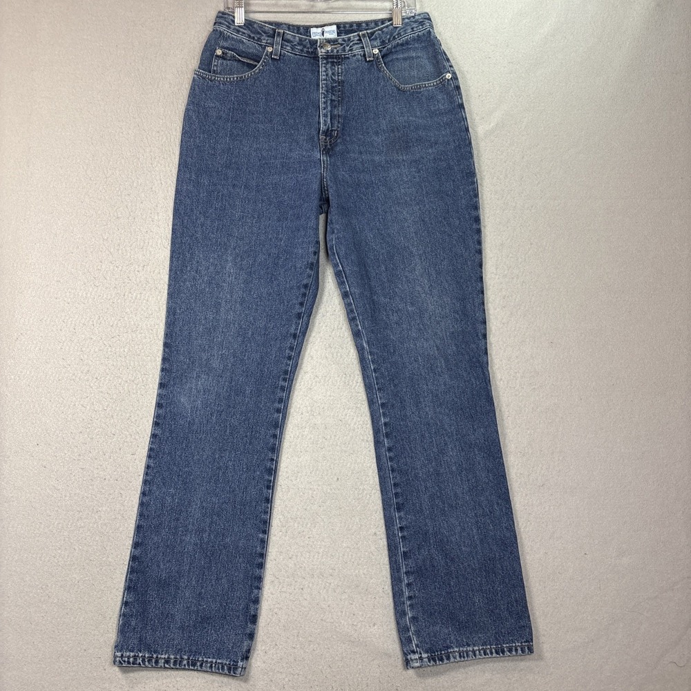 French Dressing Jeanswear Paris Blue Denim Contour Easy Fit Women's Size 12L
